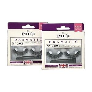 🌺 Eylure London 202 Dramatic Full & Bold Lashes 2 Pack